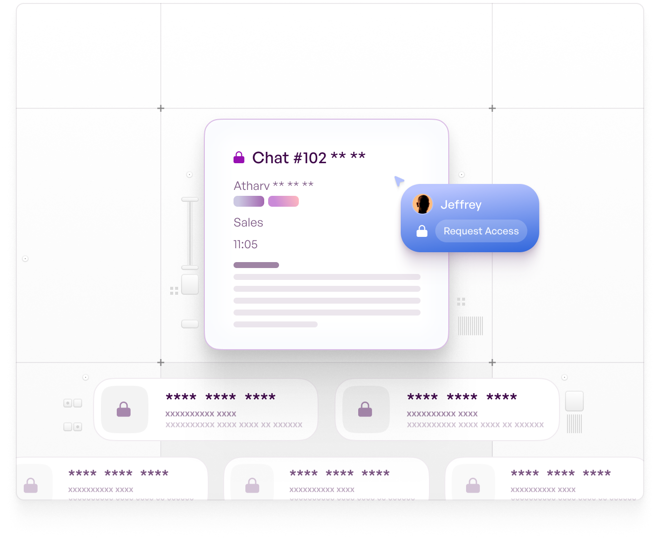Data protection with encrypted data and access controls
