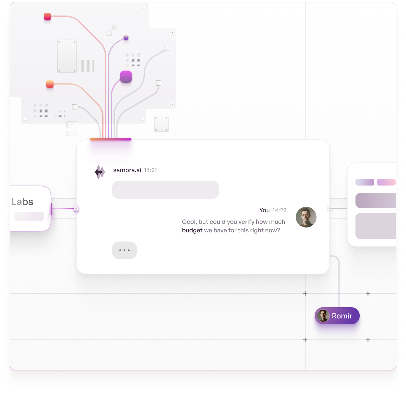 System actions showing automated workflows and triggers